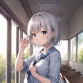07.儚げな表情の女の子 3枚目