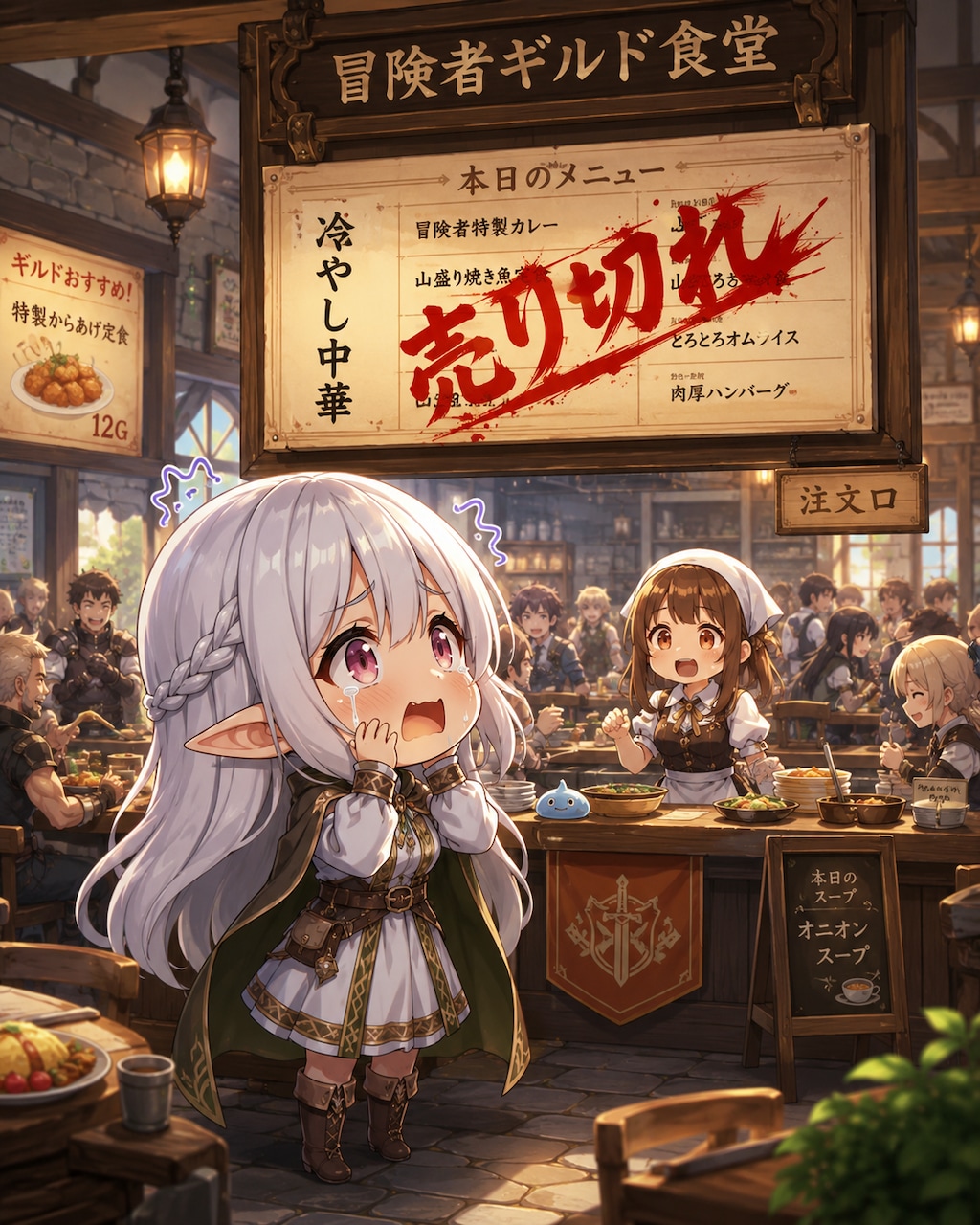 冷やし中華売り切れました