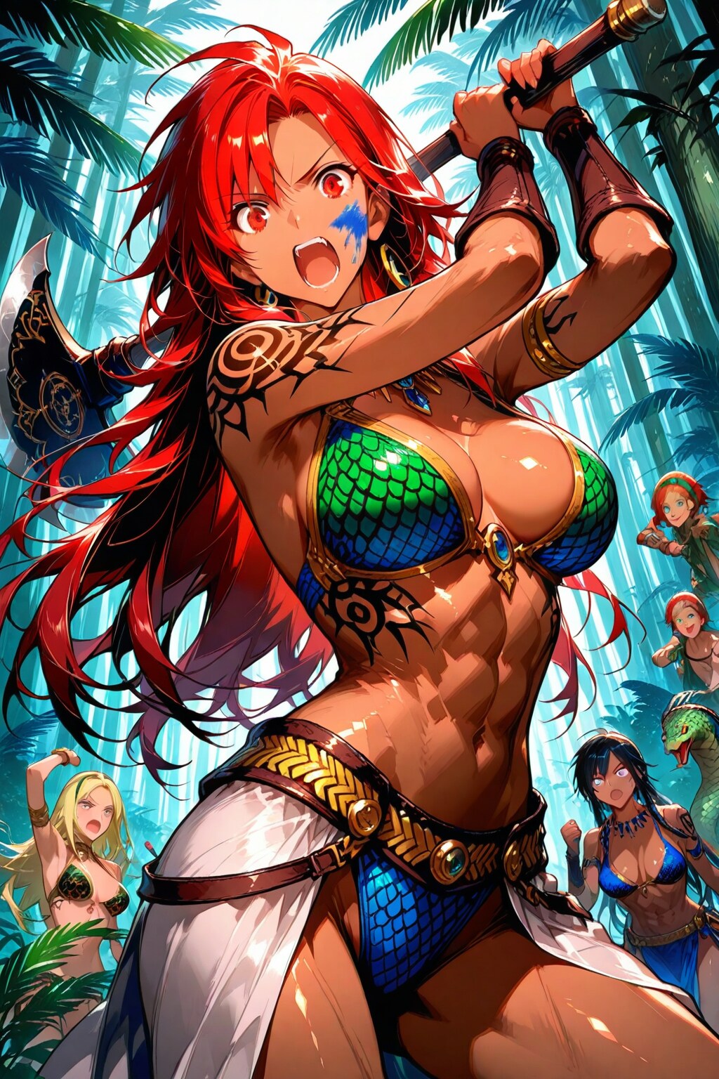 アマゾネスのリーダー女戦士🇧🇷