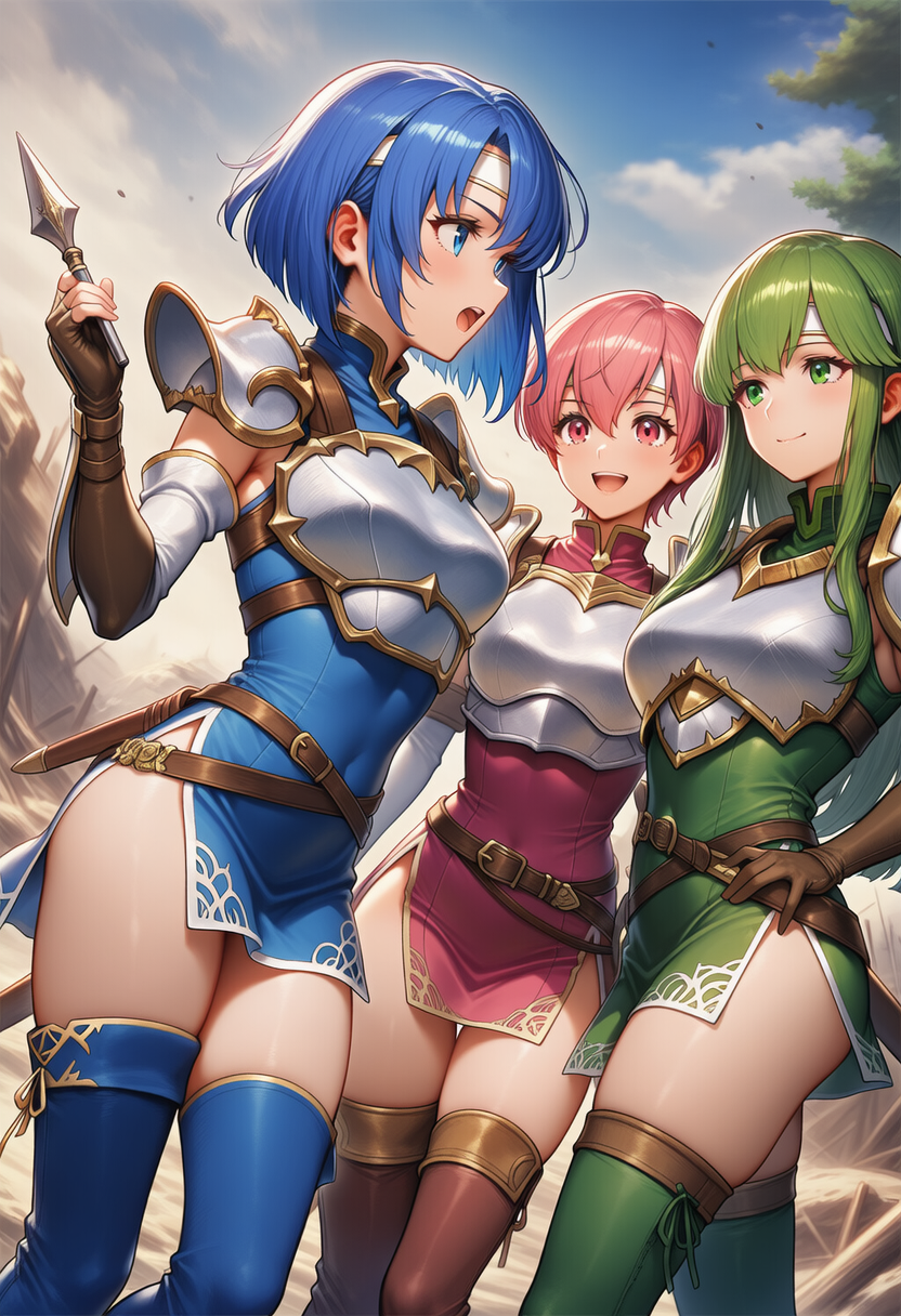 美人姉妹 | の人気AIイラスト・グラビア