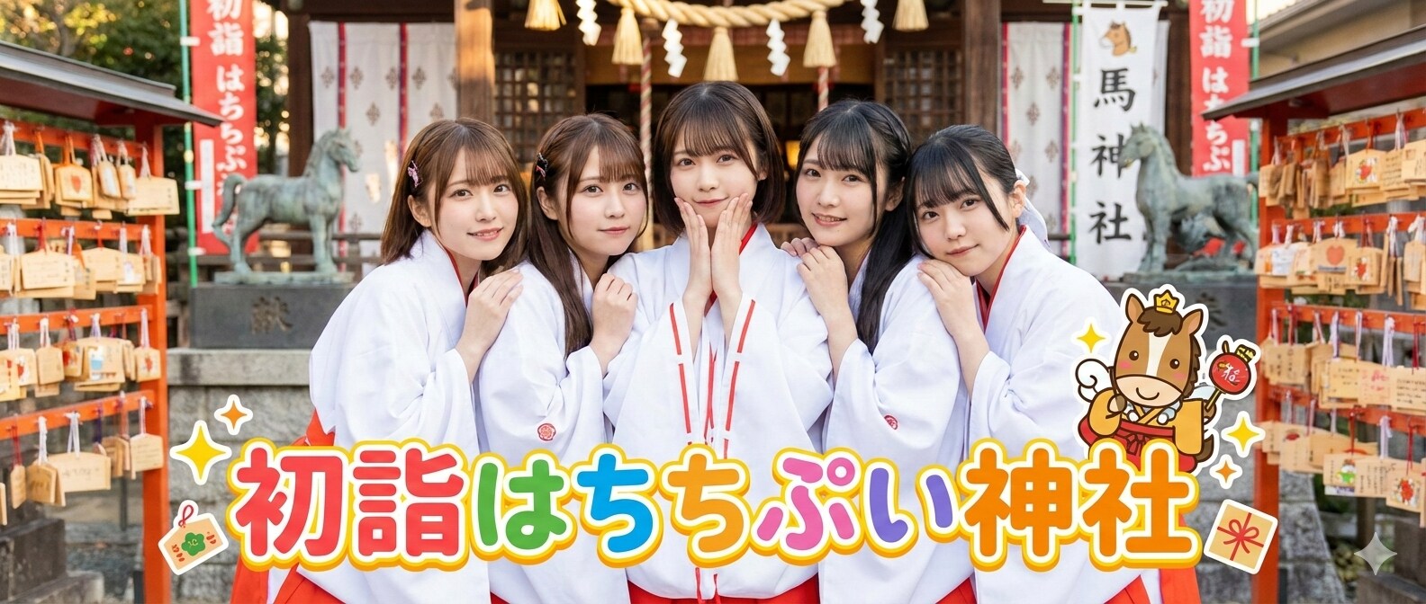 初詣はちちぷい神社！