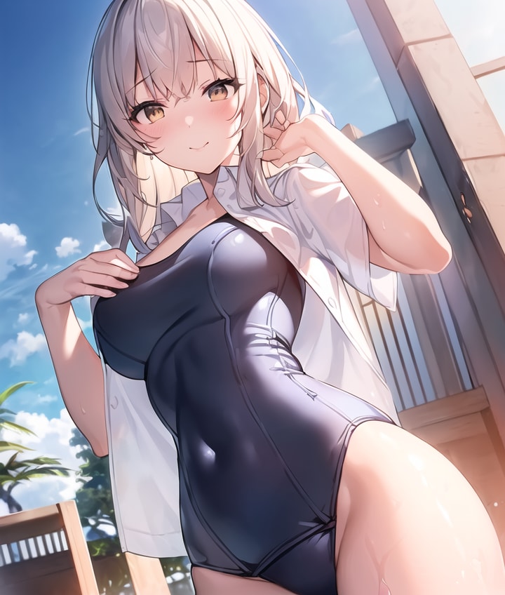 ワイシャツ水着