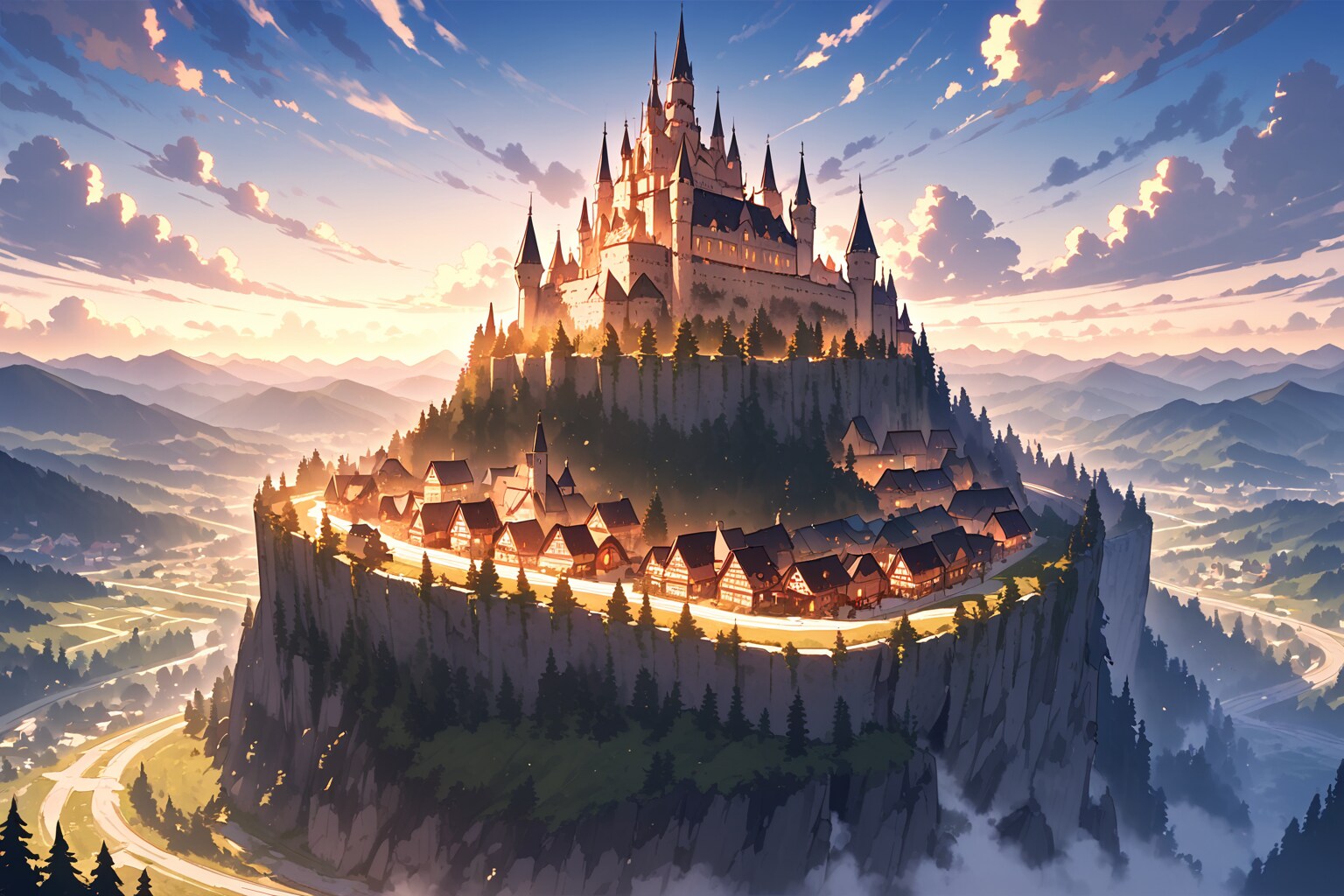 城塞都市 | の人気AIイラスト・グラビア