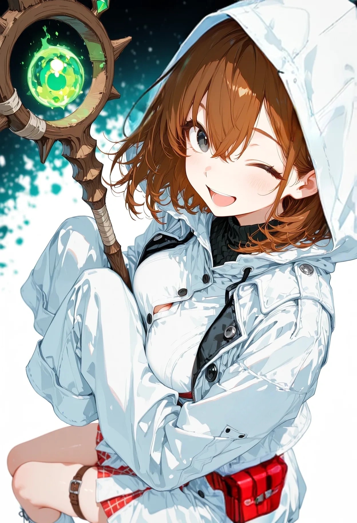 ブカブカ袖な白魔道士 シロマちゃん | の人気AIイラスト・グラビア