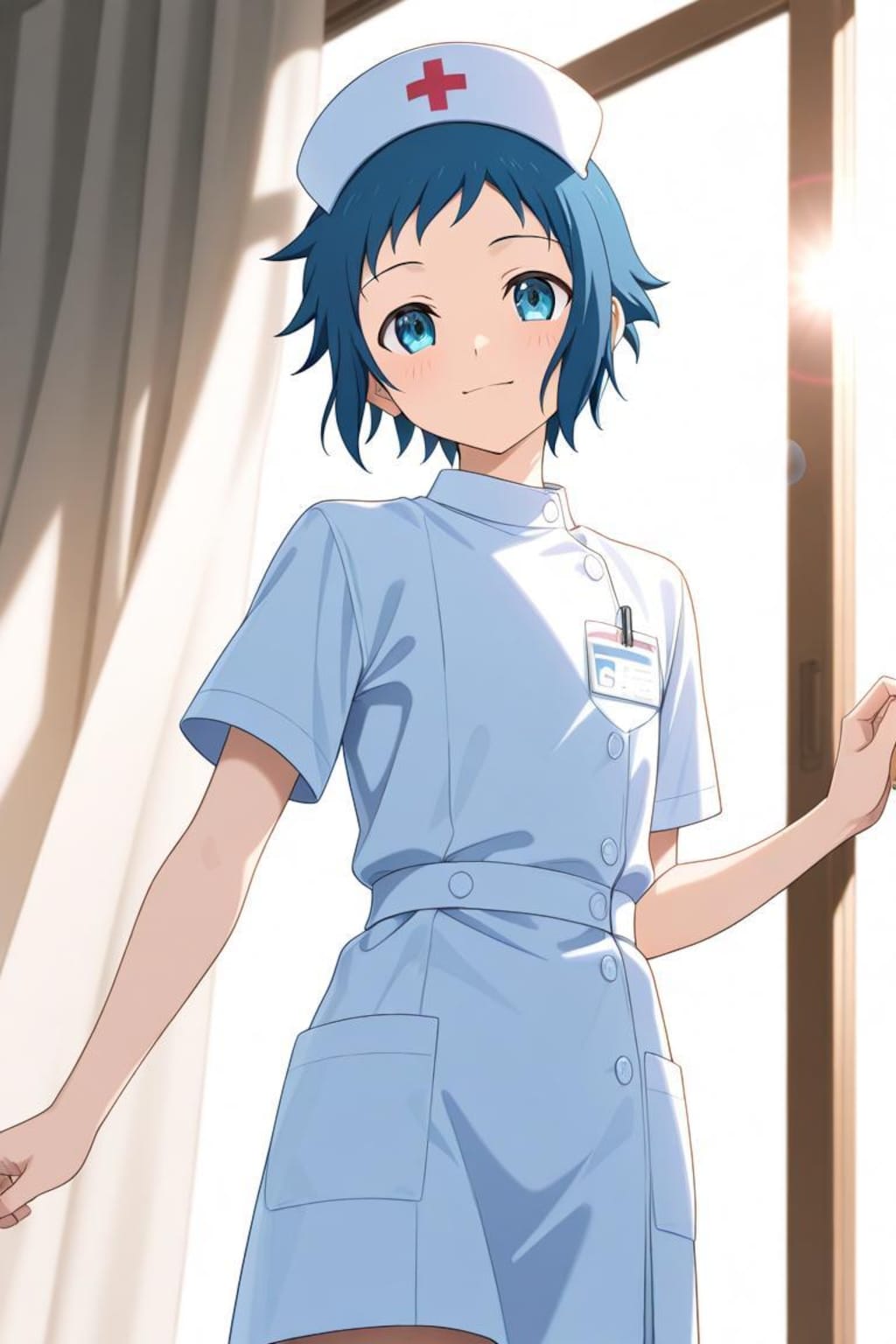 ガンダムビルドファイターズ　イオリ・セイ　ナース服