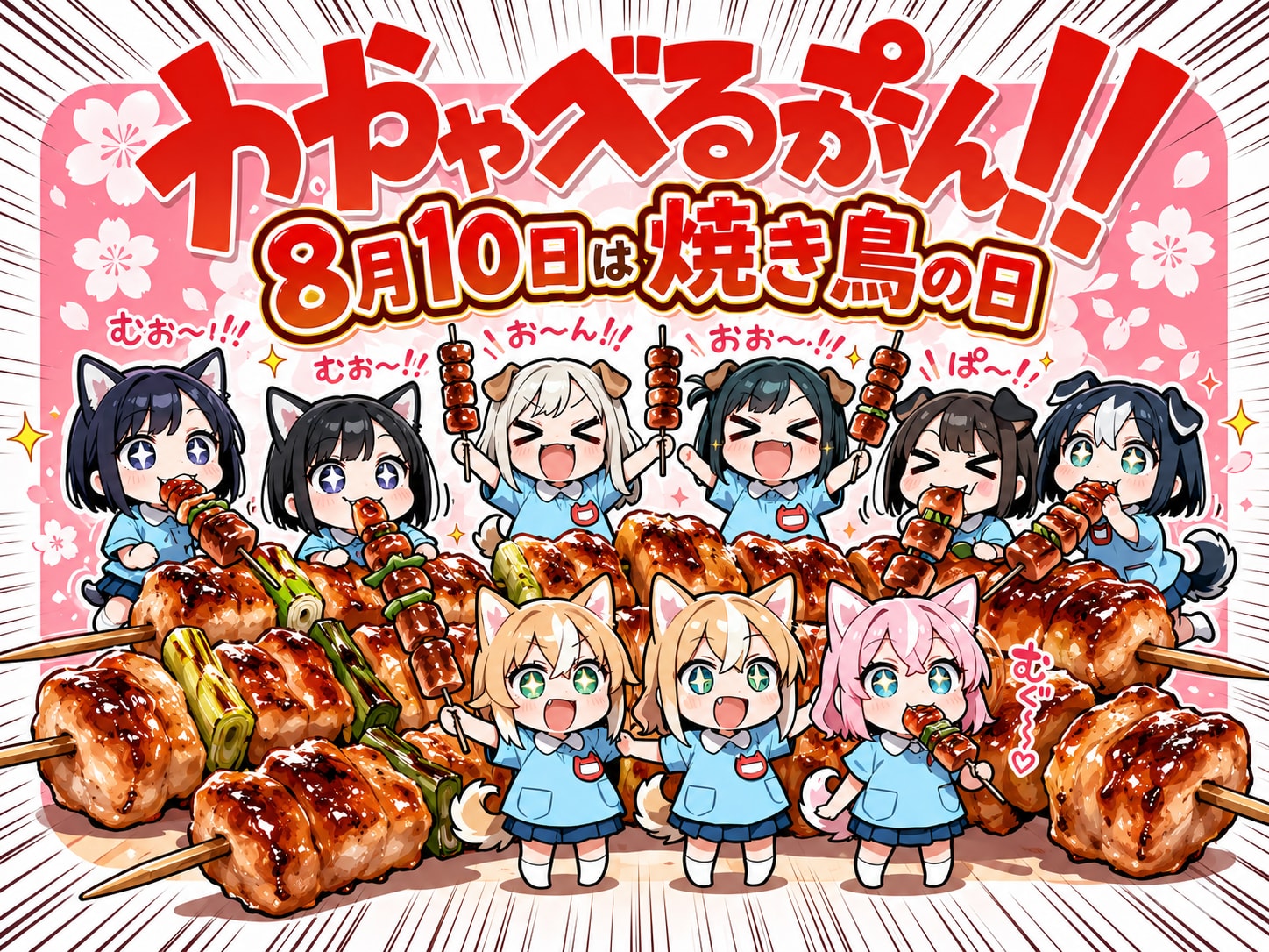 ８月１０日は焼き鳥の日
