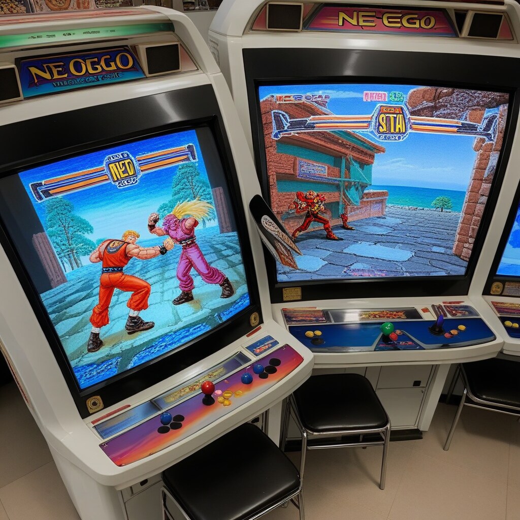 [がぞうどうぞ]MVSゲーム筐体[最強のパートナー]