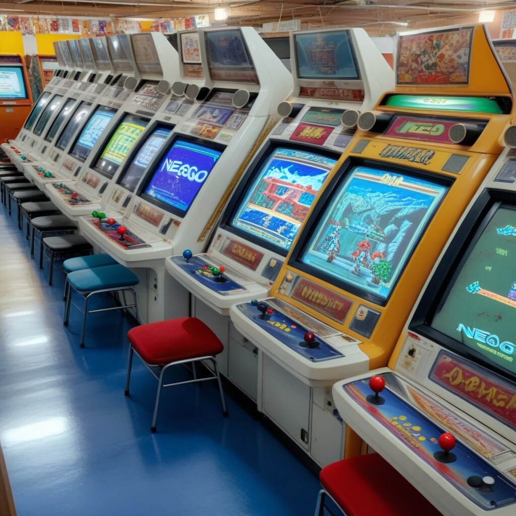 [がぞうどうぞ]MVSゲーム筐体[最強のパートナー]