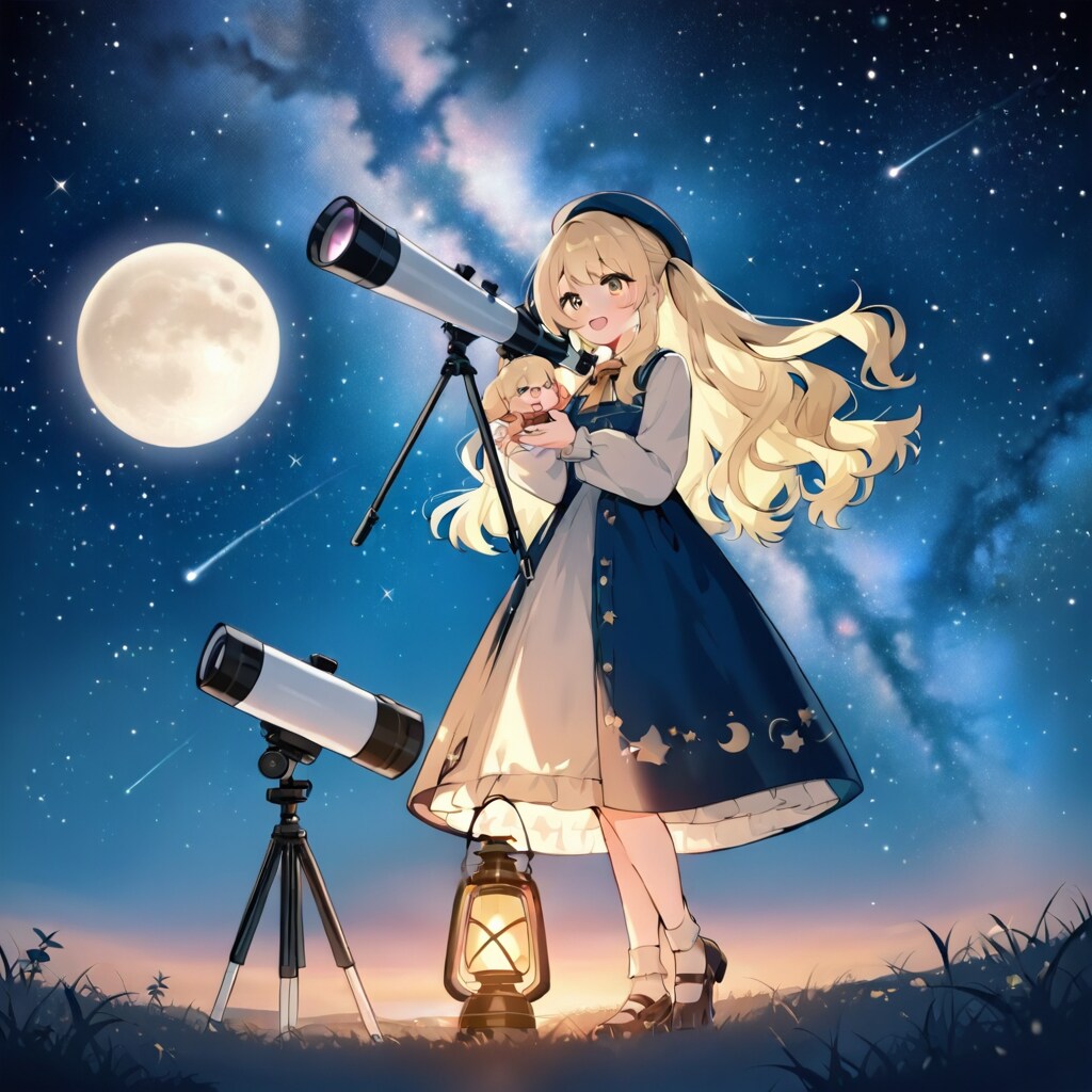 星がきれいな田舎の街