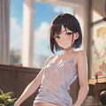 ランジェリー姿のお姉さん 4枚目
