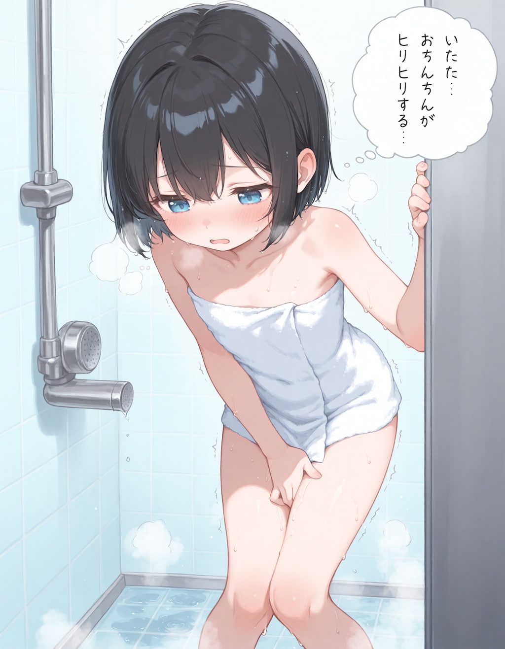 女の子の下着をつける男の娘3