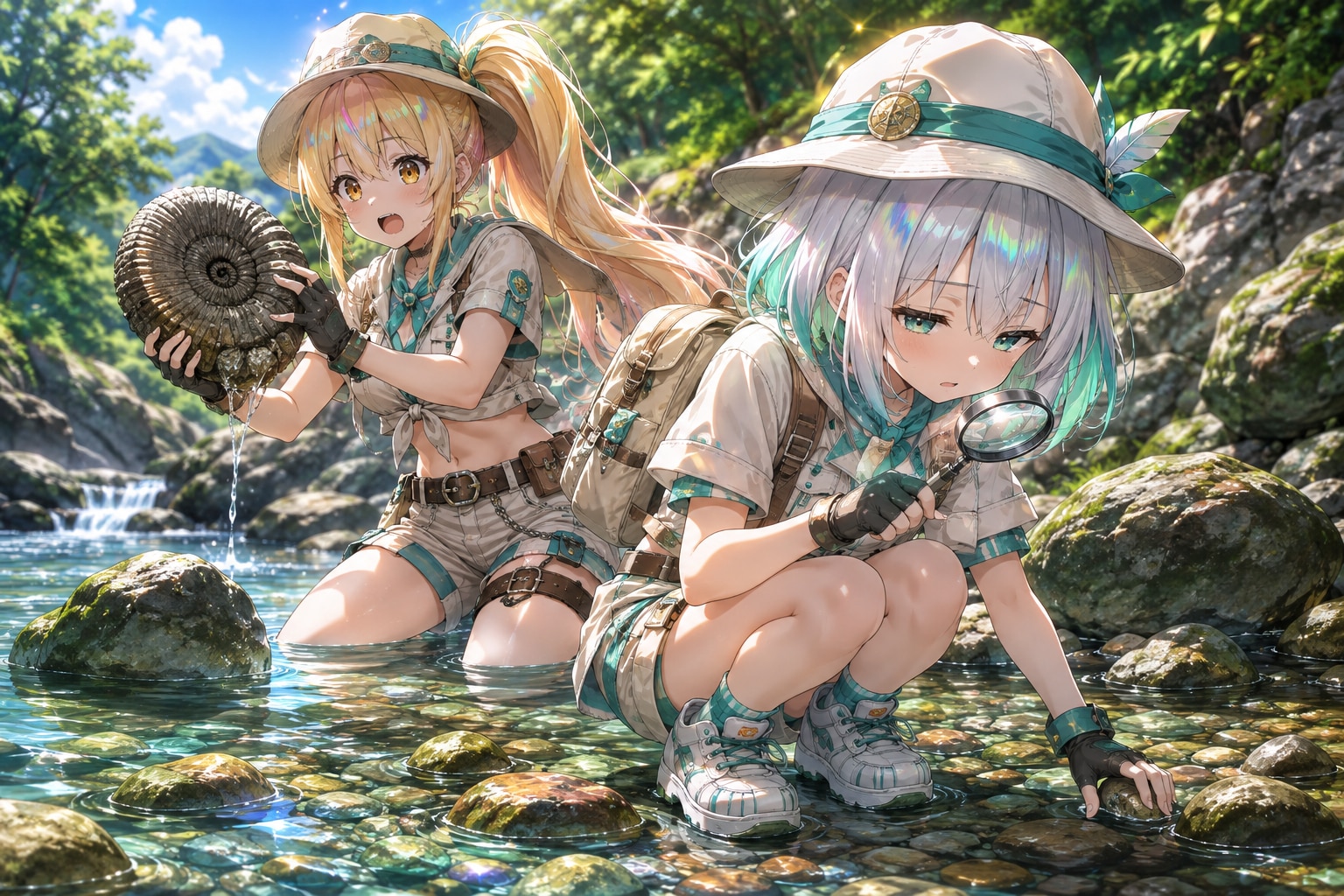綺麗な小石探し☆