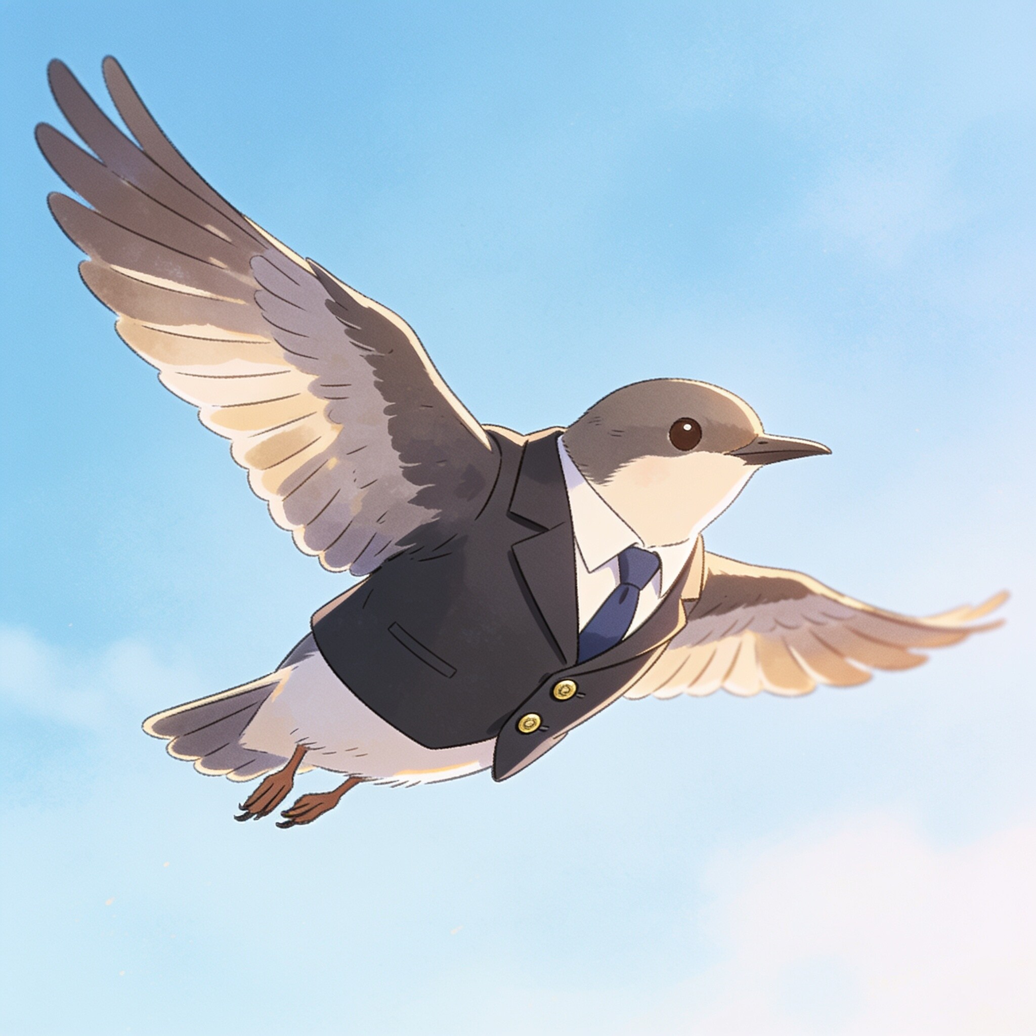 背広姿の渡り鳥 | の人気AIイラスト・グラビア