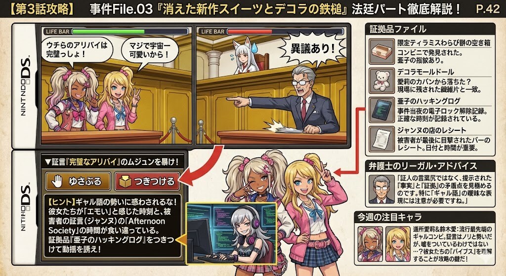 逆転裁判ライクなゲームの攻略本とか格闘ゲームの攻略本