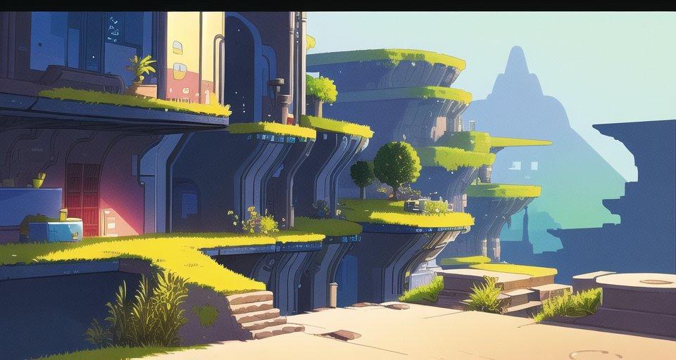 架空ゲーム架空コンセプトアート