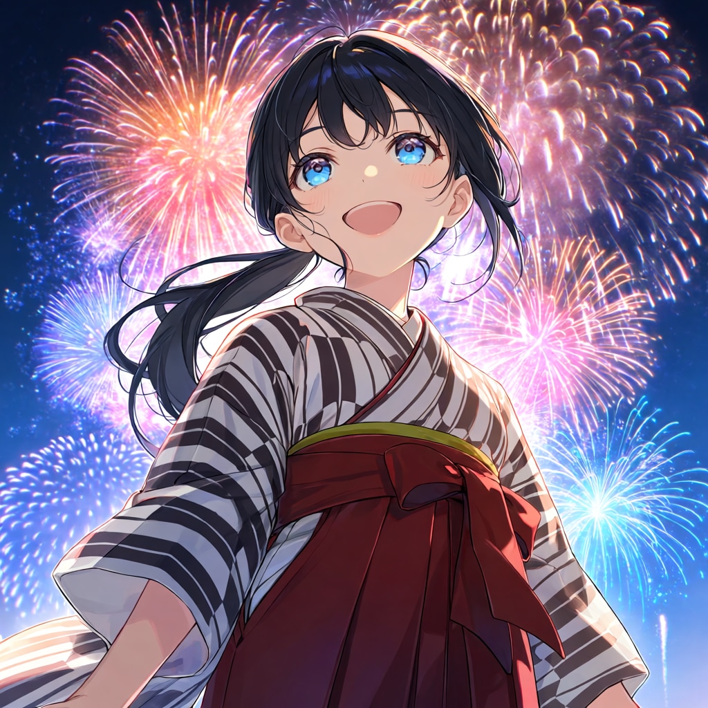 夏祭りのフィナーレ