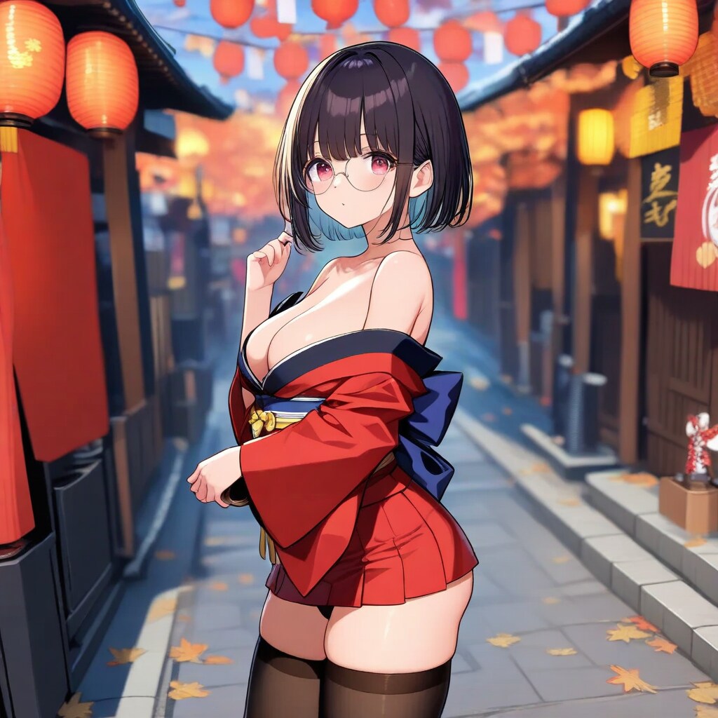 多分全部丸見えな着物