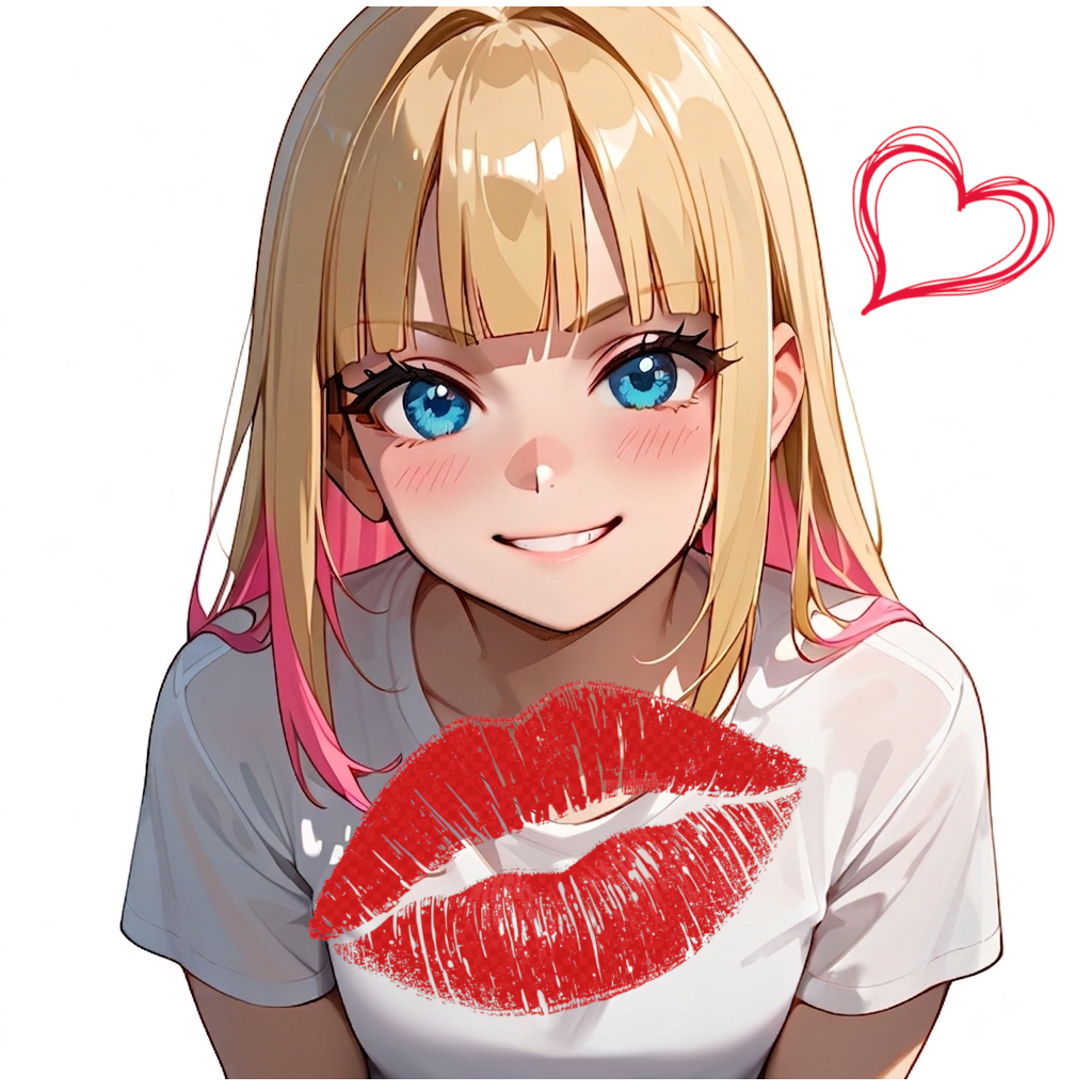 kiss.