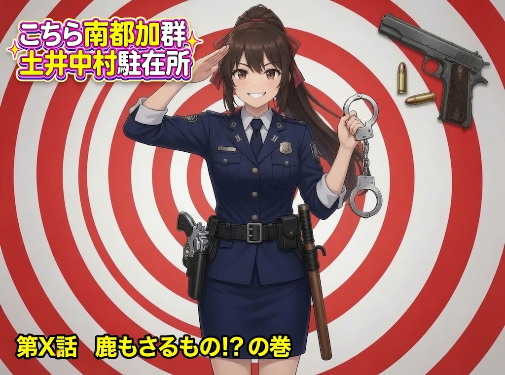 第X話・鹿もさるもの！？の巻！【こちら南都加群土居中村駐在所】