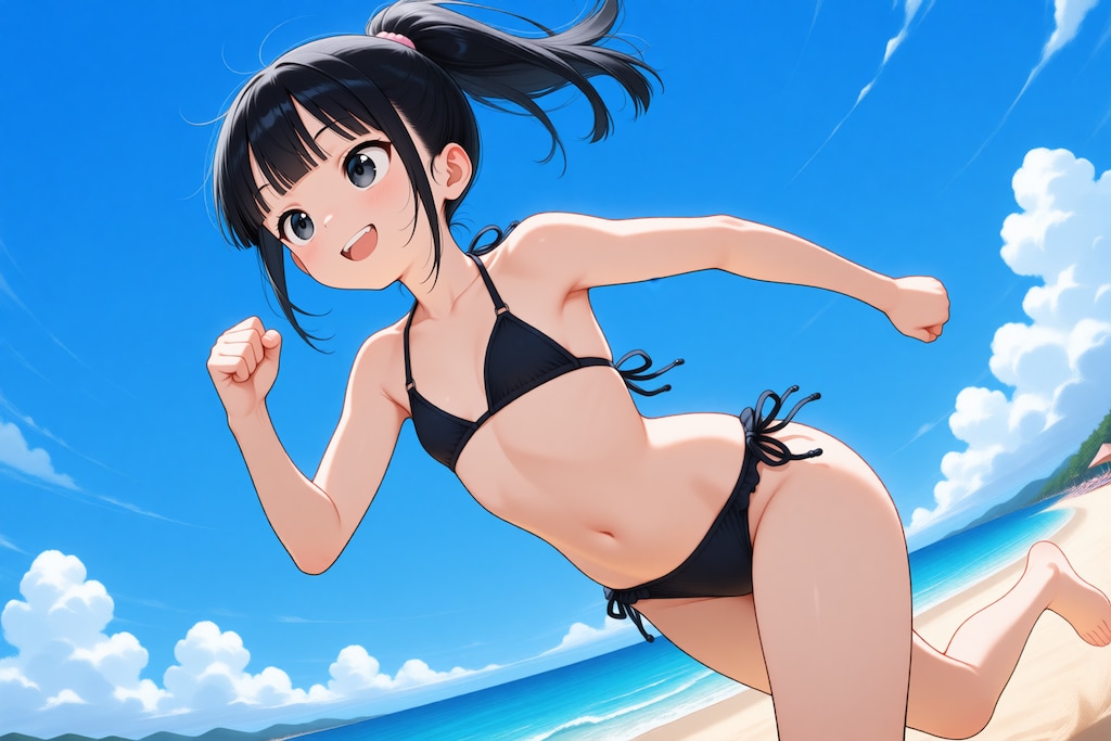 砂浜ダッシュ！