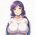 【微エロ】背後手Tシャツ引き♡ Vol.1〈東條希〉 3枚目