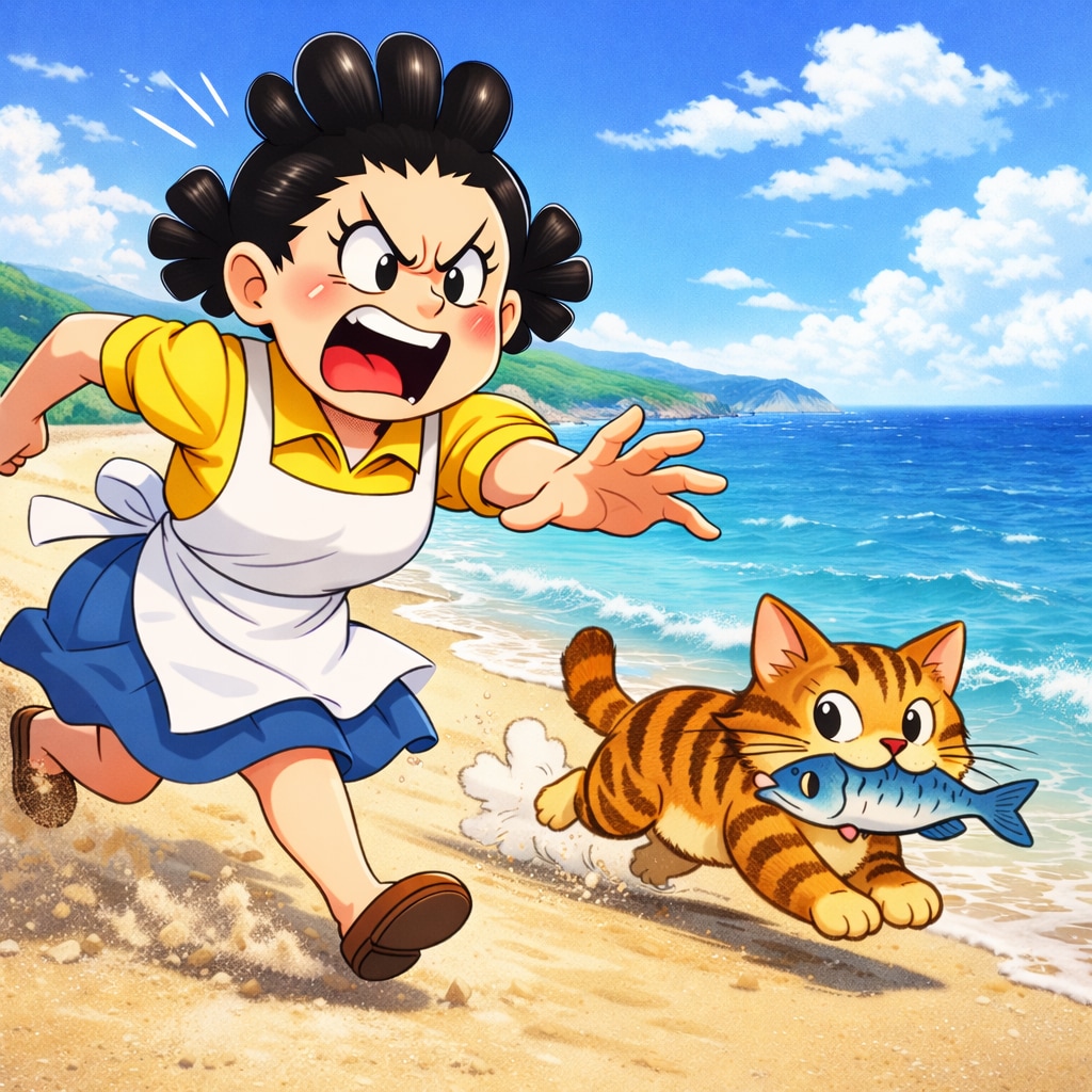 追いかけて〜追いかけて〜🎵🎵 　　　　　　追いかけてェェ〜ドラ猫〜🎵🎵