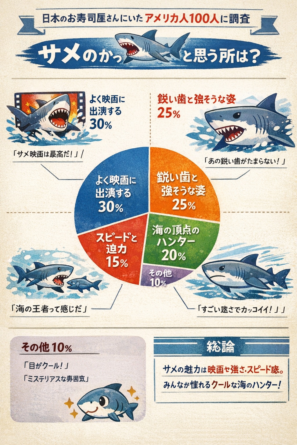 サメのかっ🦈と思う所は？ | の人気AIイラスト・グラビア