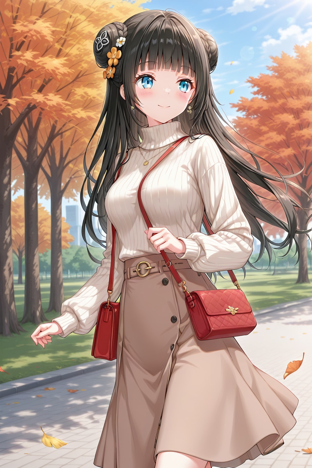 秋の装い🍁のおだんごちゃん🍡✨