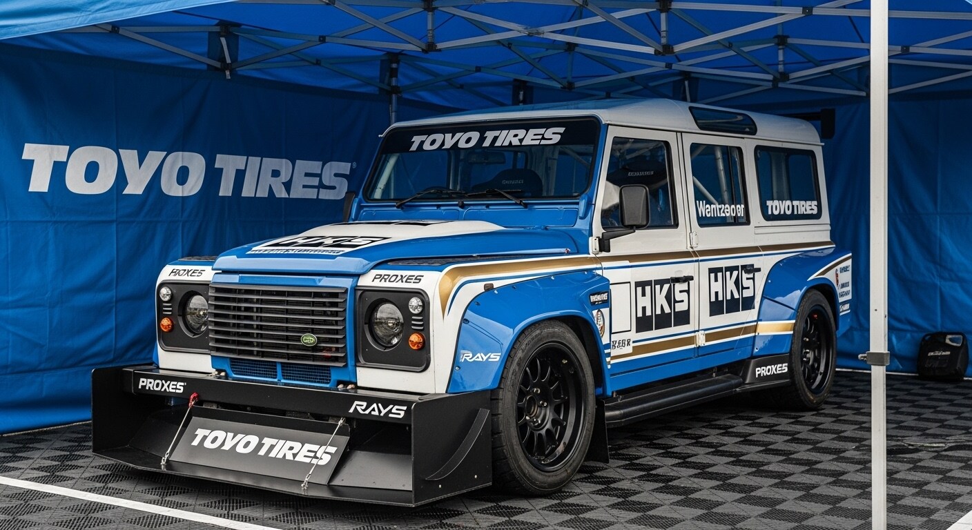 トーヨータイヤランドローバーディフェンダ― | の人気AIイラスト・グラビア