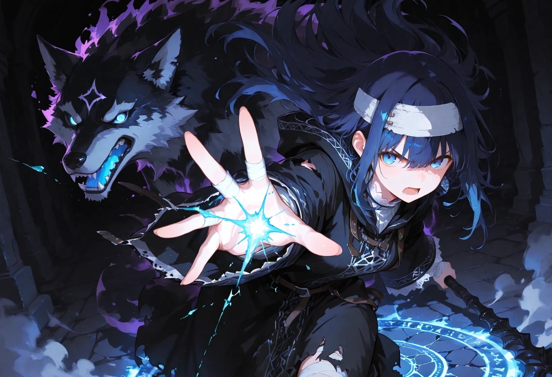 Summon: Fenrir | の人気AIイラスト・グラビア