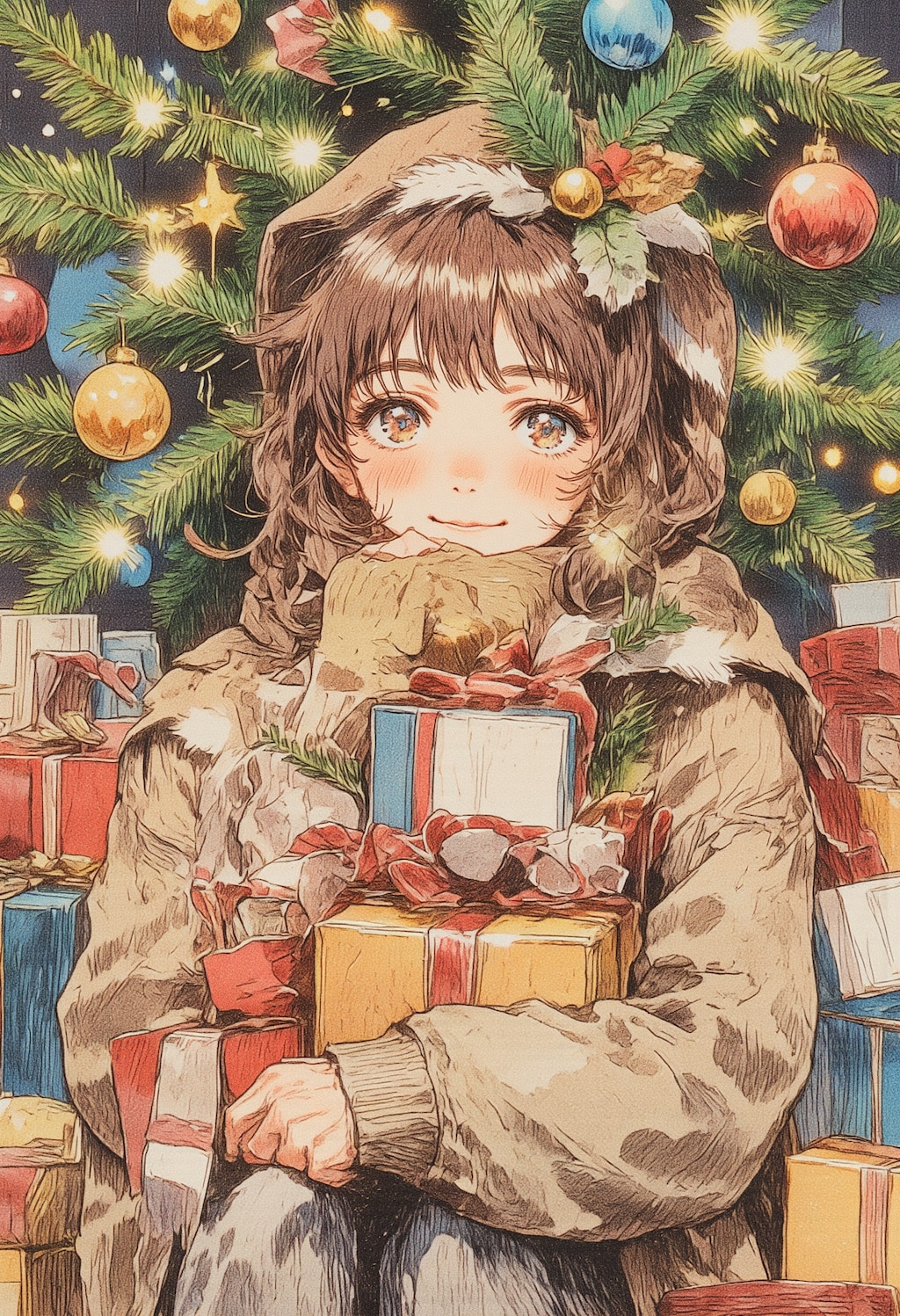 プレゼントをもらった子供 2