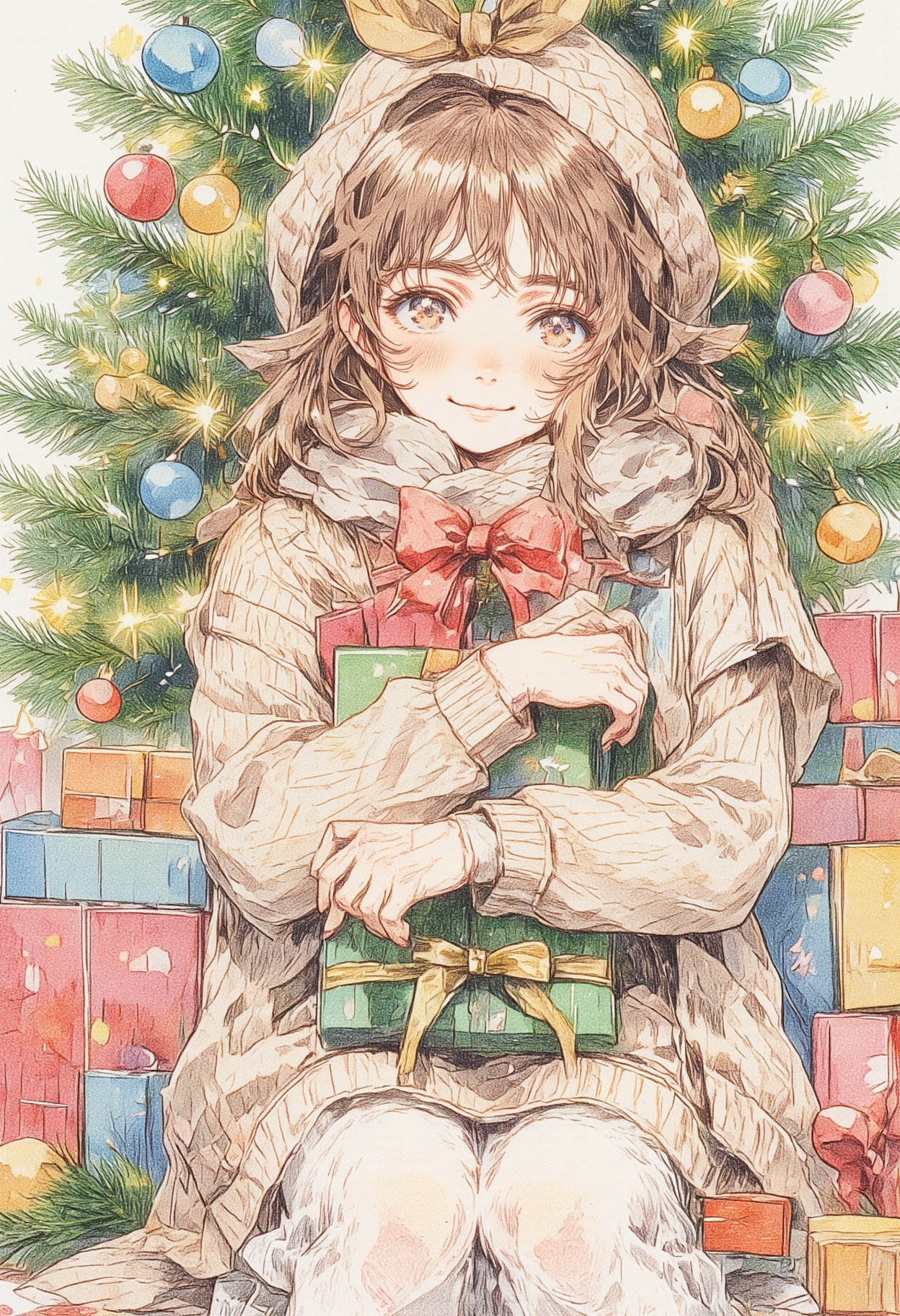 プレゼントをもらった子供 2 | の人気AIイラスト・グラビア