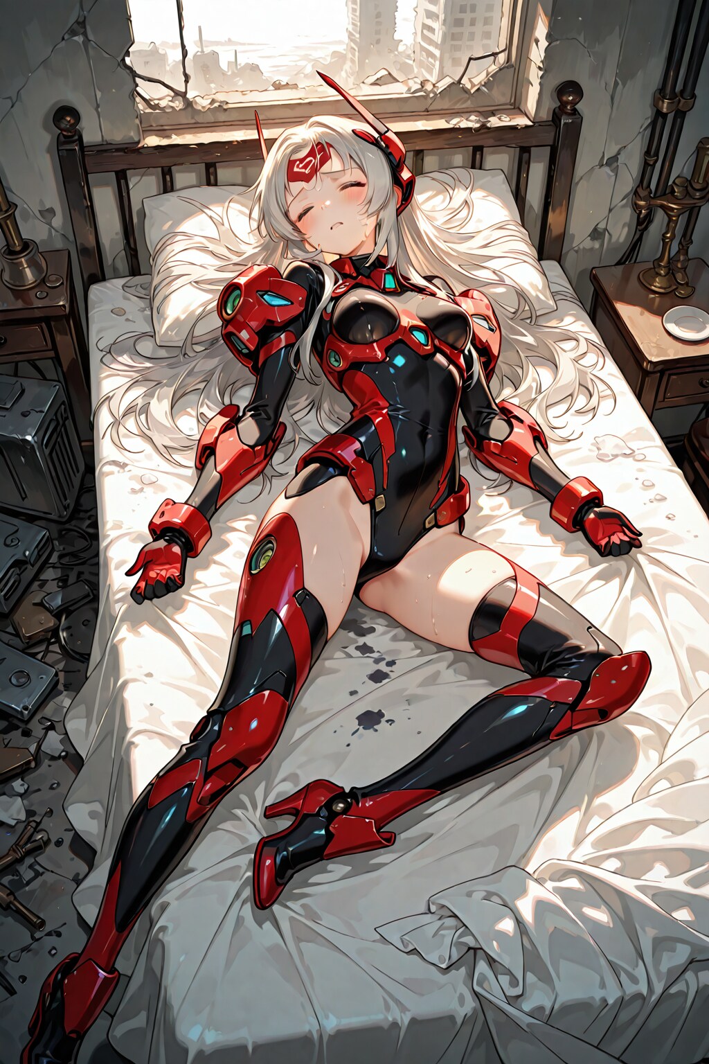 敗北のメカ娘
