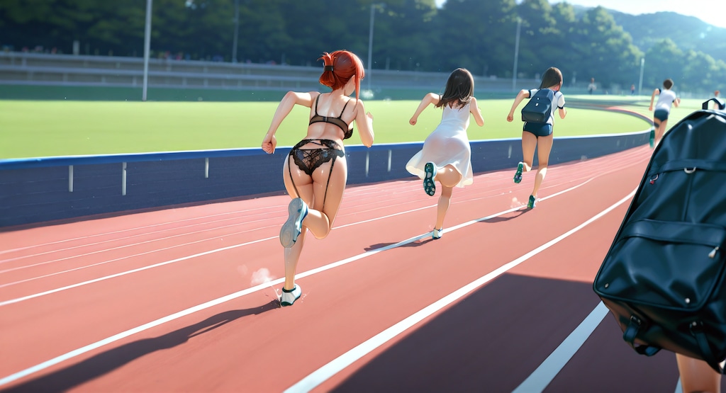 レースでレース (エッチなダジャレ) 3