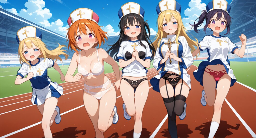 レースでレース (エッチなダジャレ) 3