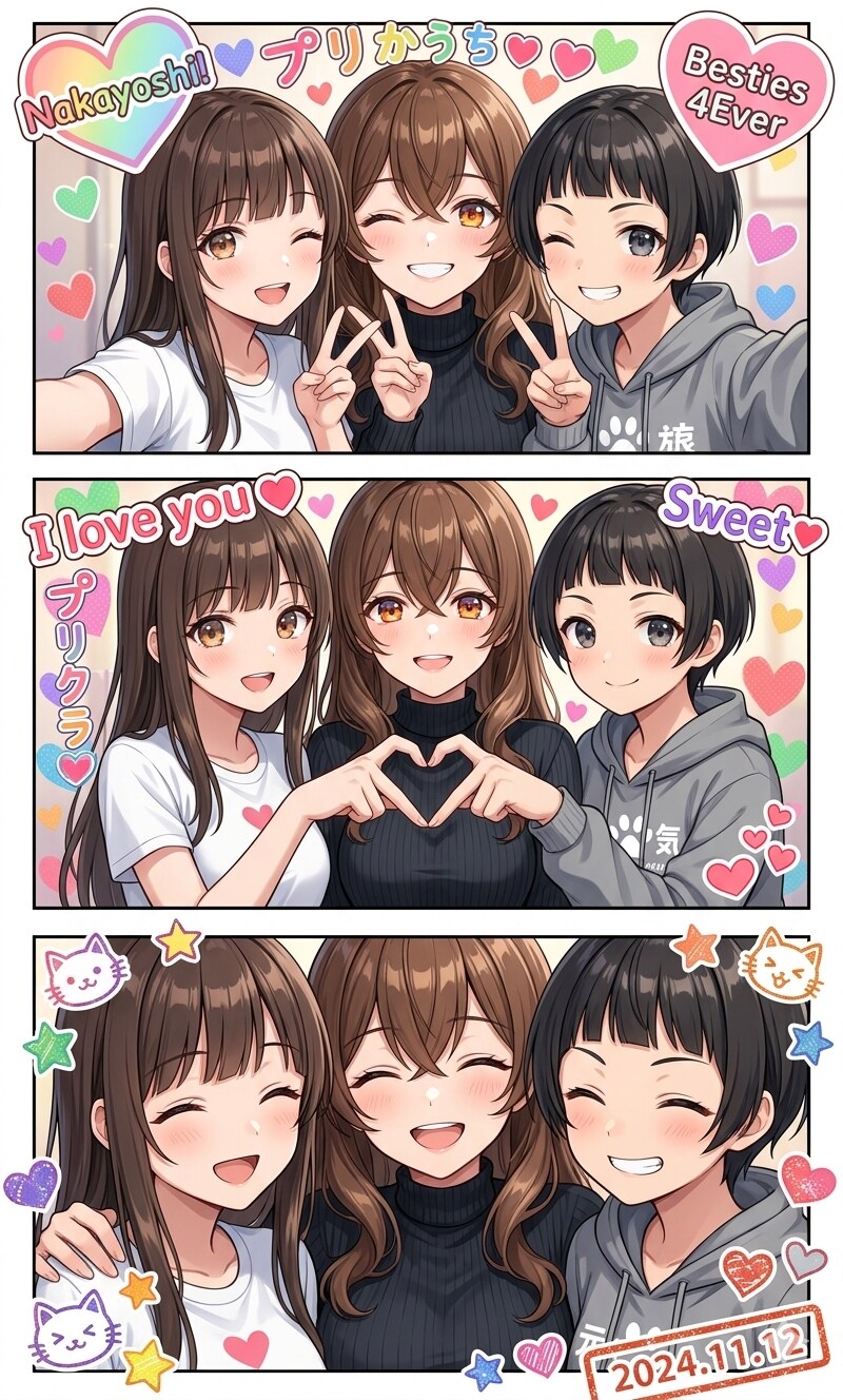 【はいチーズ】メグ(・∀・)さんのメグさん＆うちの子メグ姉ちゃん＆うちの子ママのナナさん