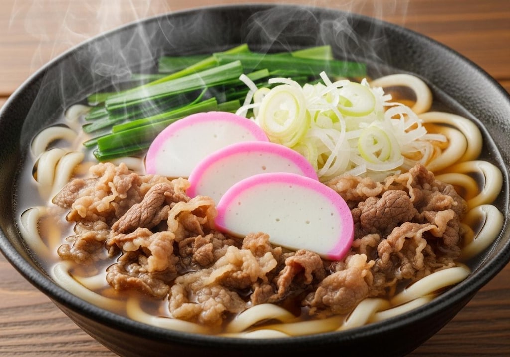摩訶不思議食堂の肉うどん
