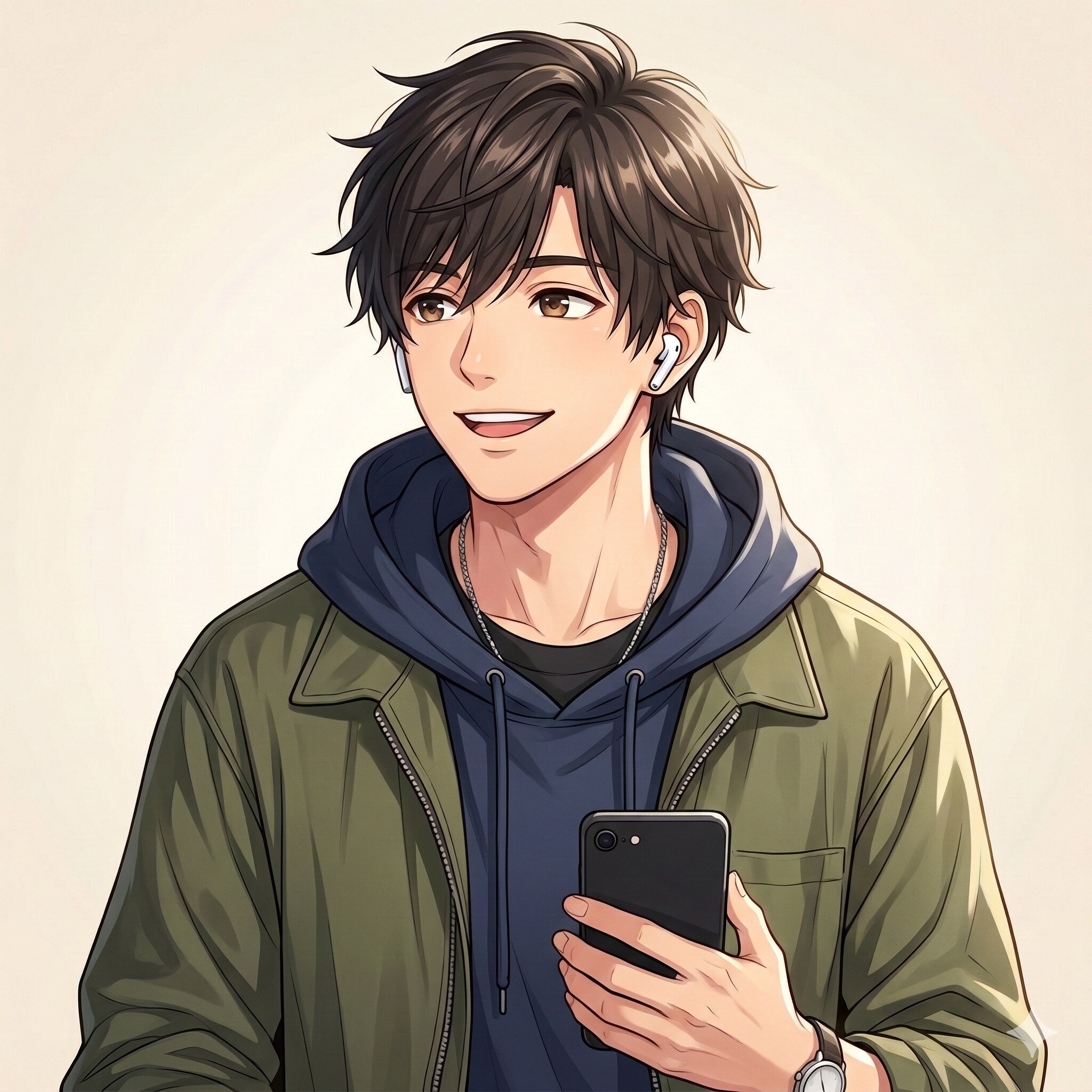 音楽を聴く若者 | の人気AIイラスト・グラビア