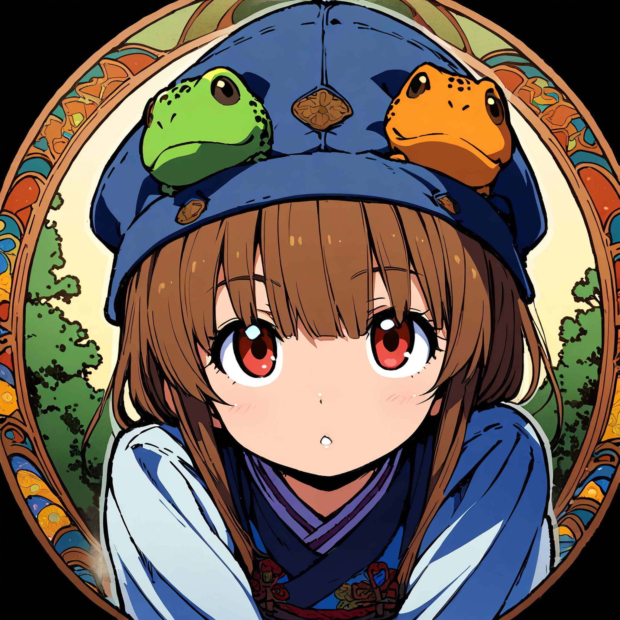 隠れてて