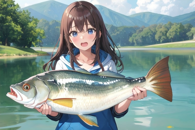 大物釣り | の人気AIイラスト・グラビア