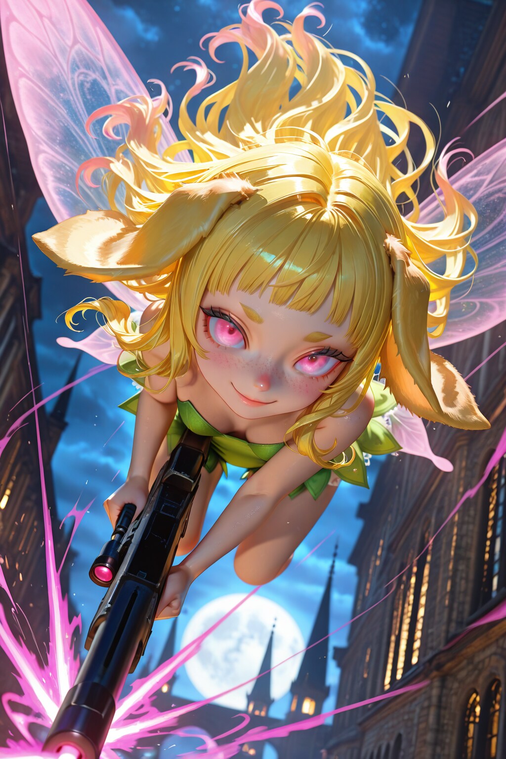 夜襲をするティンカーベル
