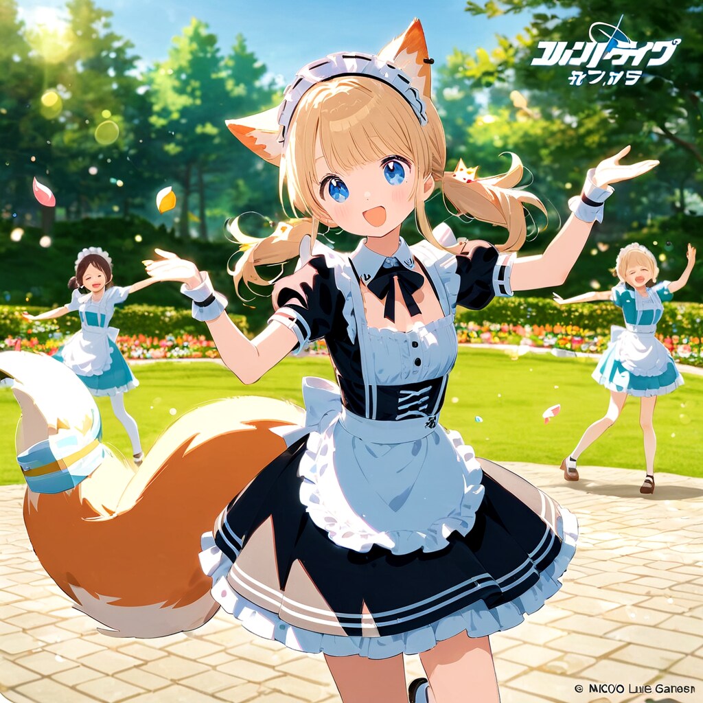 狐メイドのきつねダンス | の人気AIイラスト・グラビア
