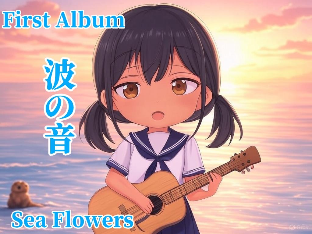 『帆船 幸多、Sea Flowers、波の音』【ニャンノ世界】