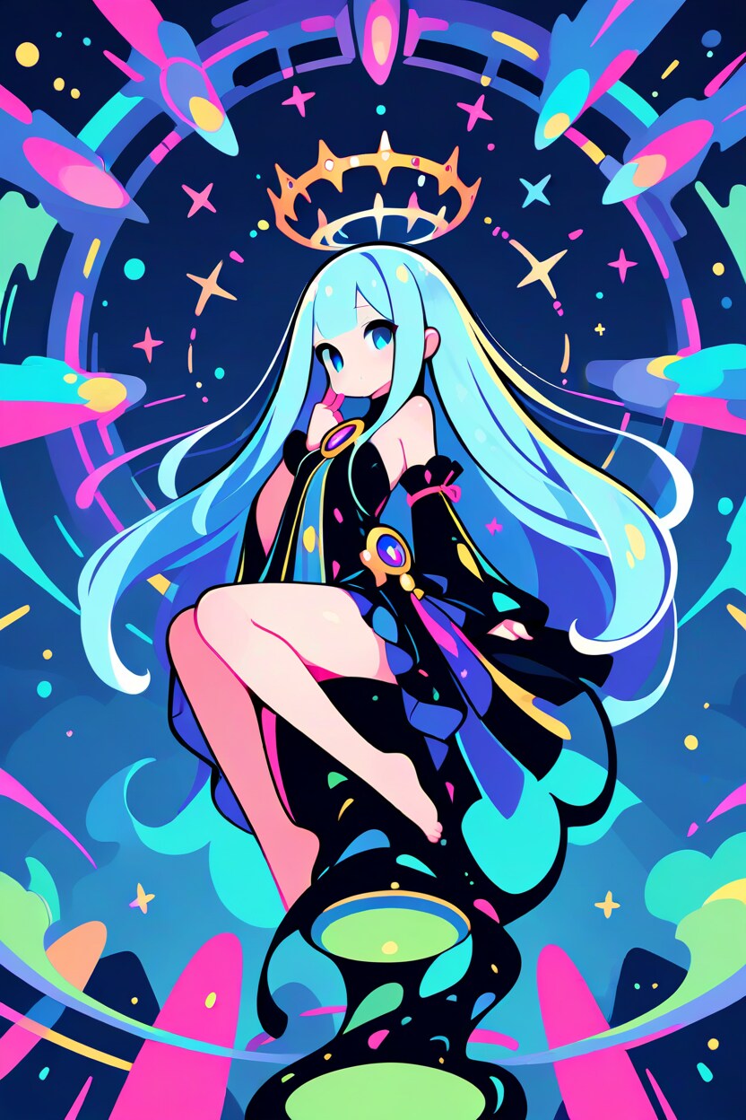 星屑の渦に舞う君へ | の人気AIイラスト・グラビア