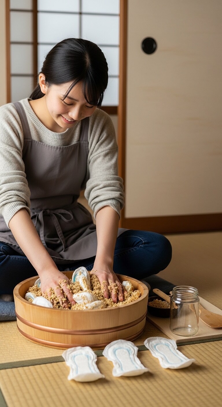 ナプキンのぬか漬け