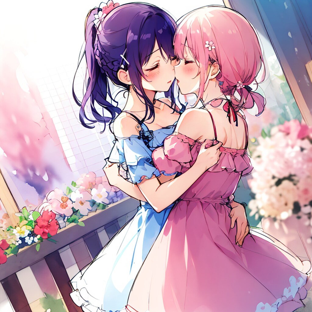 キスまで２cm（水彩）