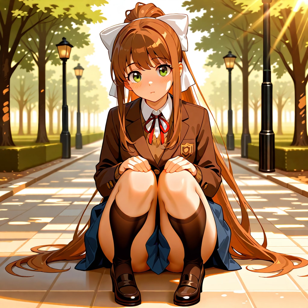 体育座り正面