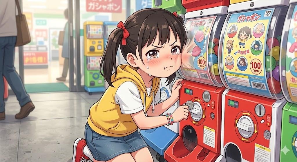 あたちおかね入れたもん！！