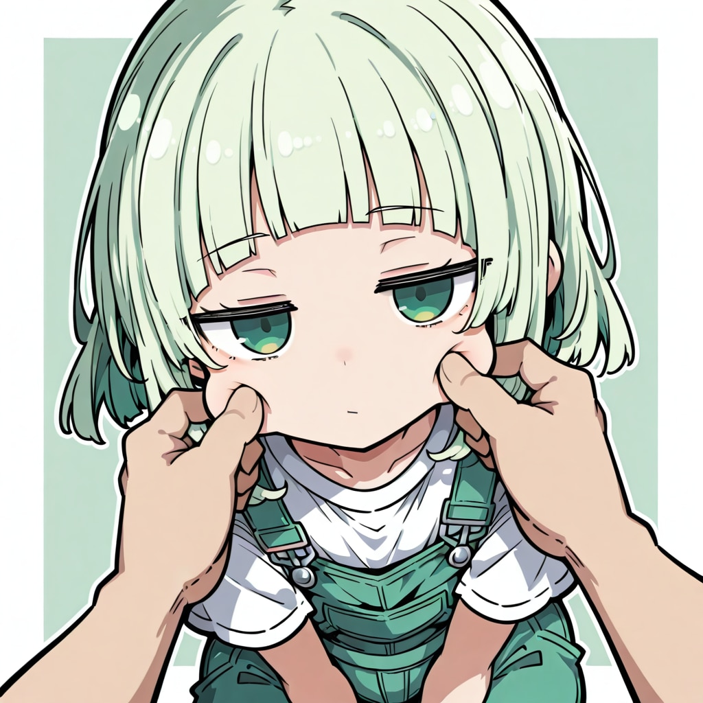 ほっぺつねられDAISYちゃん | の人気AIイラスト・グラビア