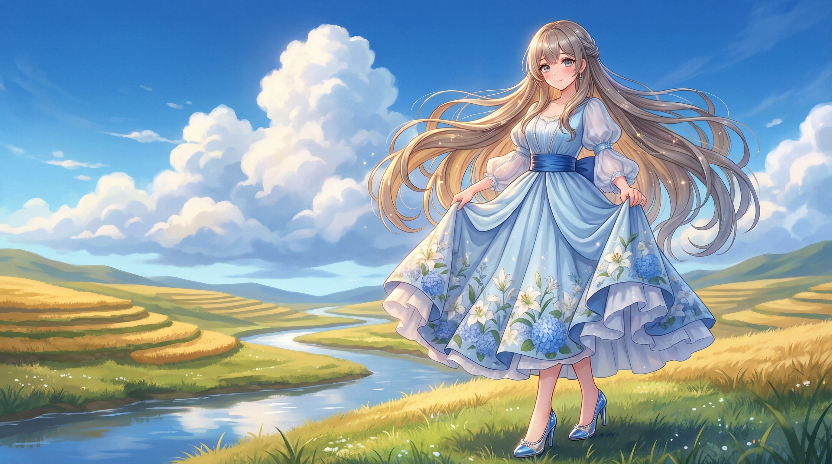 花咲き風の詩 | の人気AIイラスト・グラビア